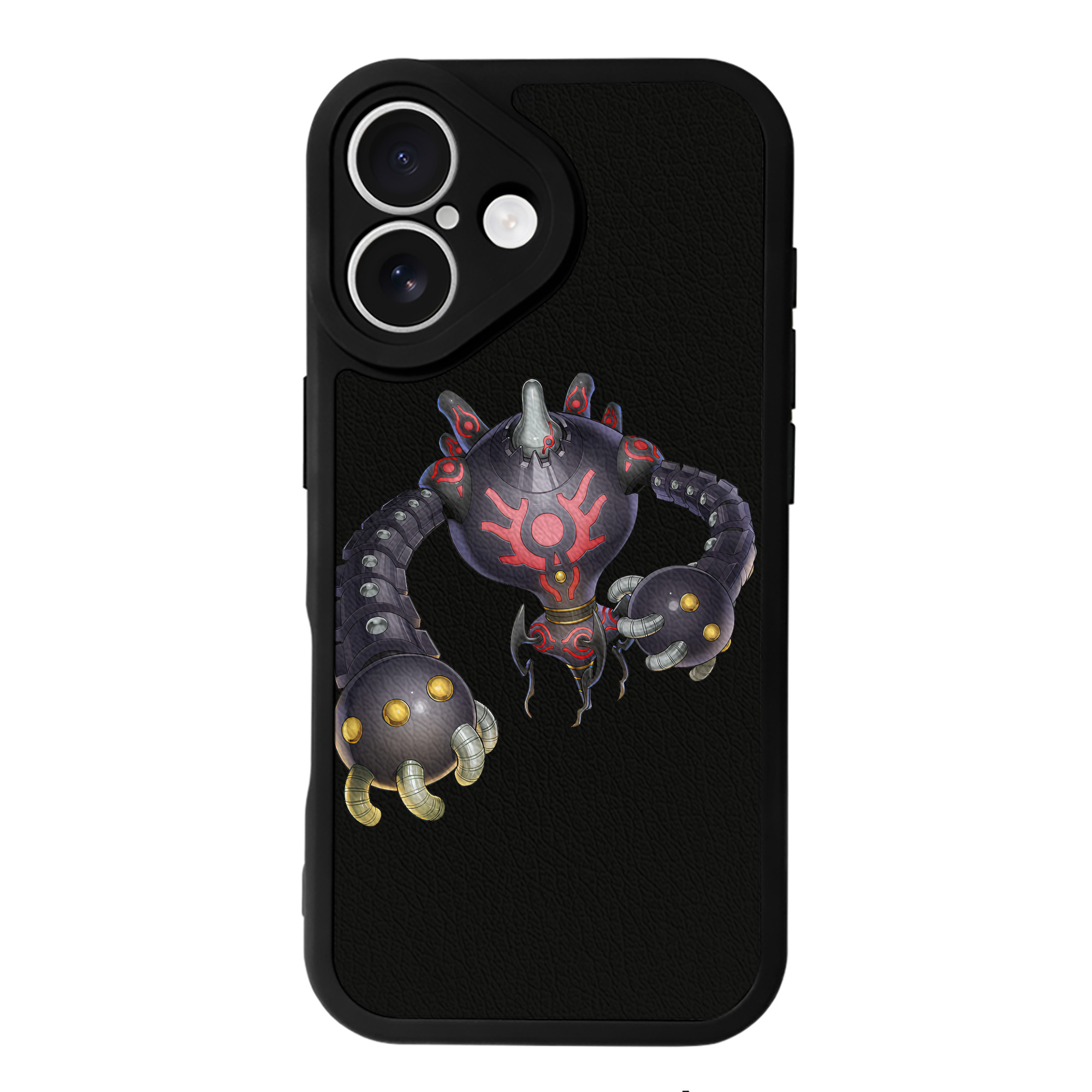 （画像用） 遊☆戯☆王 Yu-Gi-Oh! 【iPhone 16シリーズ対応】シリコンスマホケース（レザー調） 材質：シリコン